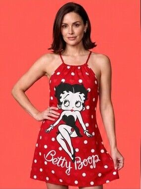 red betty boop dress Teen Costume Ankle Length Bodycon Lace Trim At Neckline Material Boop Halloween Costume Ideas Red